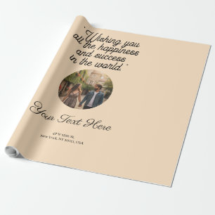 Premium One Colour Gift Wrap - Custom Solid Paper