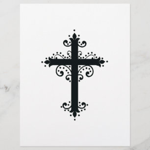 Premium Ornamental Carved Cross Art Flyer