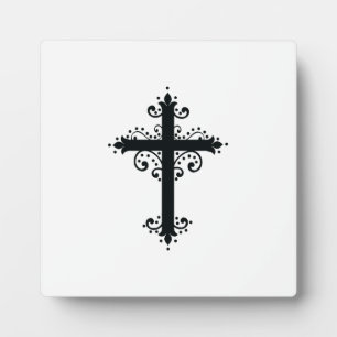 Premium Ornamental Carved Cross Art Plaque