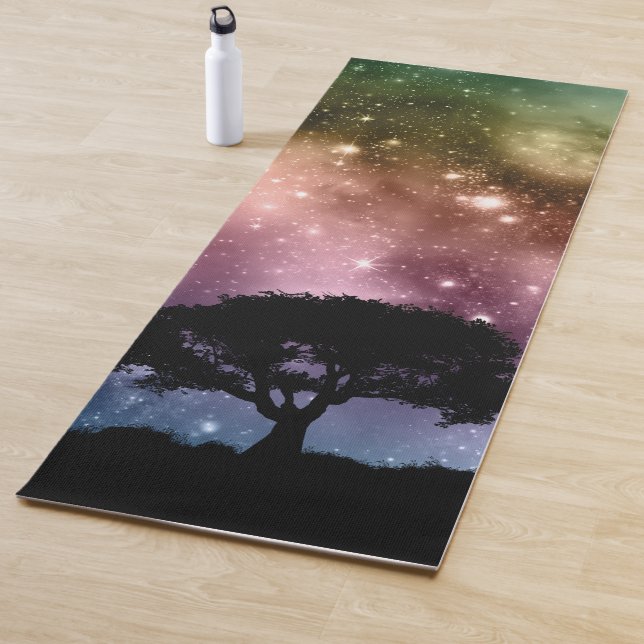 Premium Personalised Star Themed Yoga Mat (In Situ)