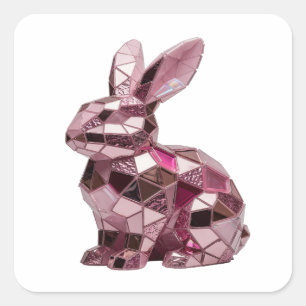 Premium Pink Abstract Craft Sticker