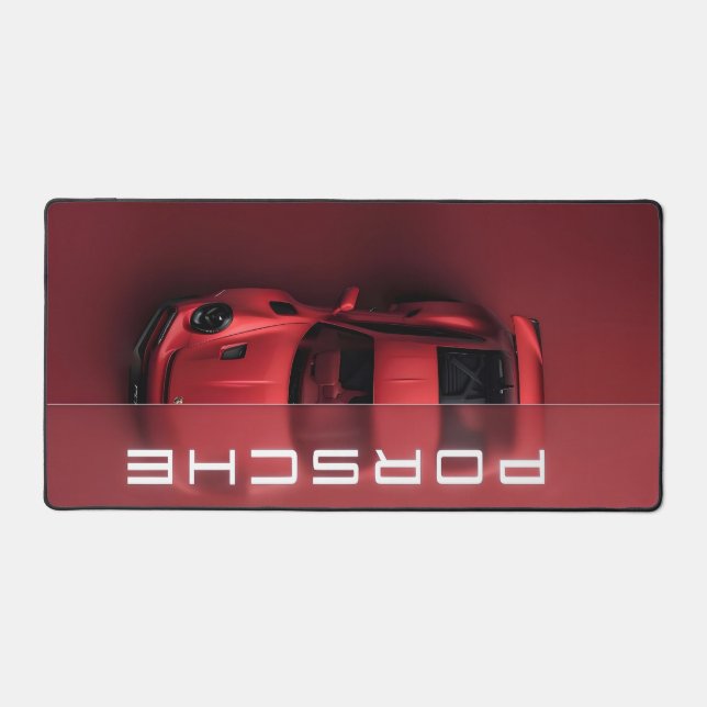 Premium PORSCHE-Inspired Gaming & Office Mouse Pad (Front)