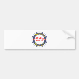 Premium quality 20 years old bumper sticker