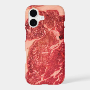 Premium Raw Red Meat   Marbled Steak Macro Photo