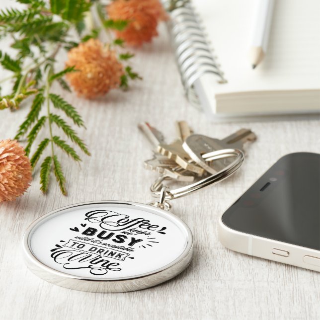 Premium Round Keychain (Side)