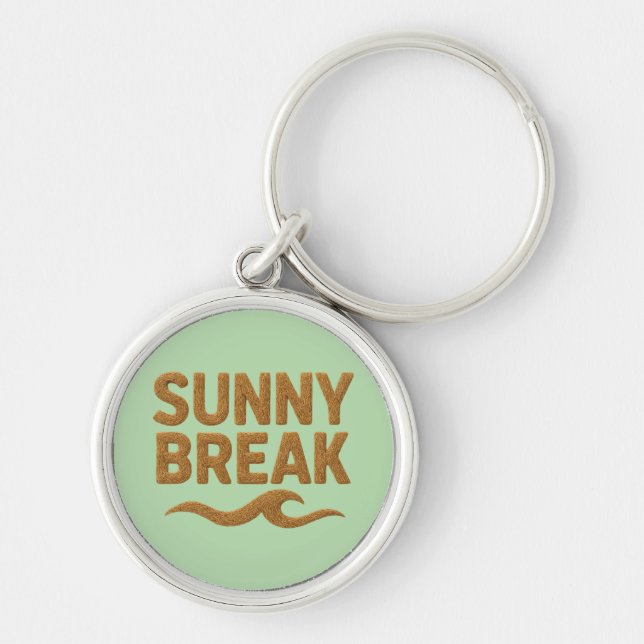 Premium Round, Small (1.44") Key Ring (Front)