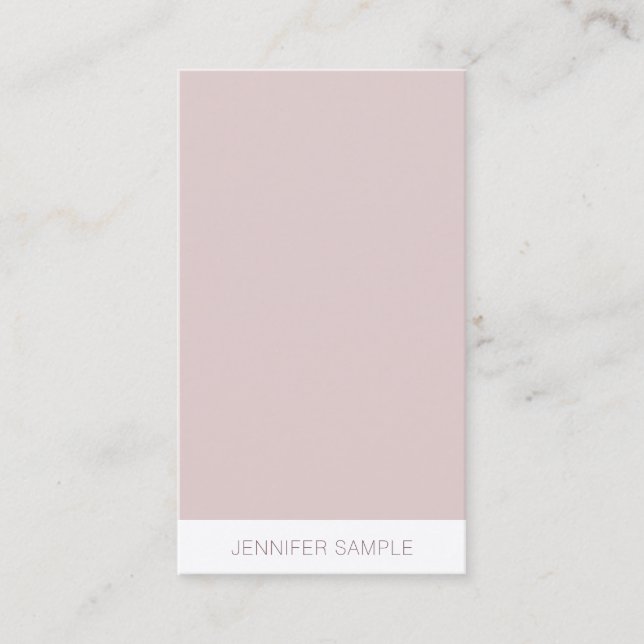 Premium Silk Finish Modern Simple Template Luxury Business Card (Front)