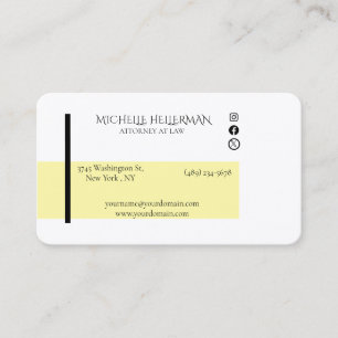 Premium Silk Professional Business Card