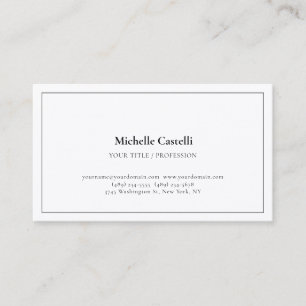 Premium Silk Professional Unique Classical Simple Business Card