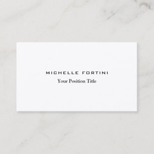 Premium Silk Trendy Minimalist Professional Business Card