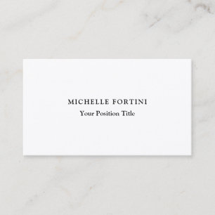 Premium Silk Trendy Minimalist Professional Business Card