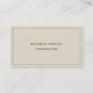 Premium Silk Trendy Minimalist Professional Modern Business Card