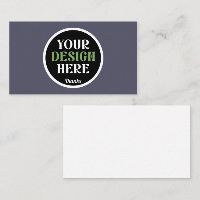  Premium, stylish, bold & minimal Business Card (Front/Back)