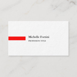 Premium Thick Elegant Plain Minimalist  Business Card