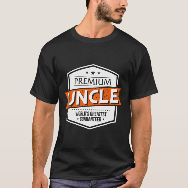 Premium Uncle Funny Uncle Gift Fun Uncle Gift T-Shirt (Front)