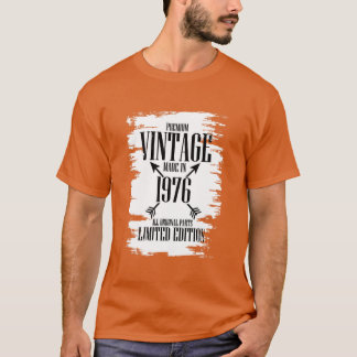 Premium Vintage Made In 1976 All Original parts Li T-Shirt
