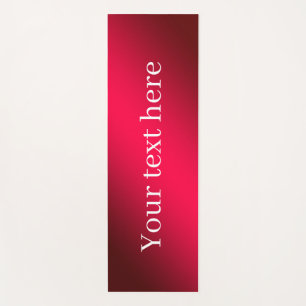 Premium Yoga Mat with custom background and text