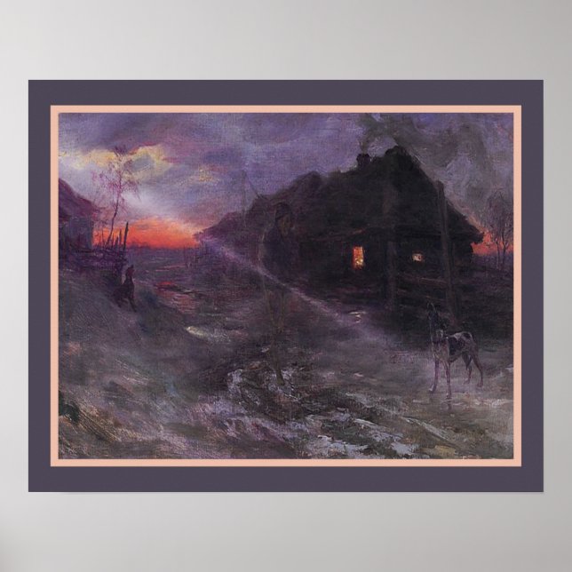 "Premonition" by Henryk Weyssenhoff ca.1893 Poster (Front)