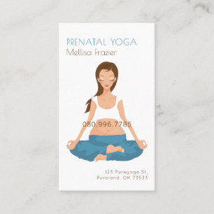 Prenatal Yoga Pilates Business/Instructor Business Card