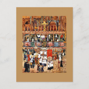 Prendergast - Easter Procession, St. Marks Postcard