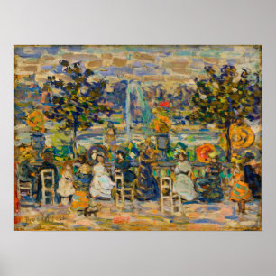 Prendergast - In Luxembourg Gardens Poster