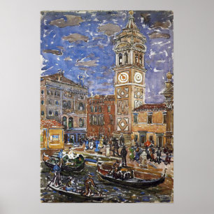Prendergast - San Maria Formosa Venice 1912 Poster