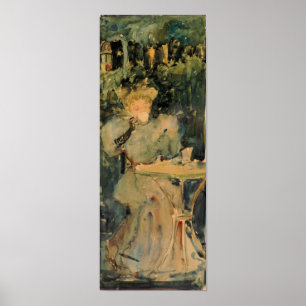 Prendergast - Woman Drinking Tea 1893 Poster