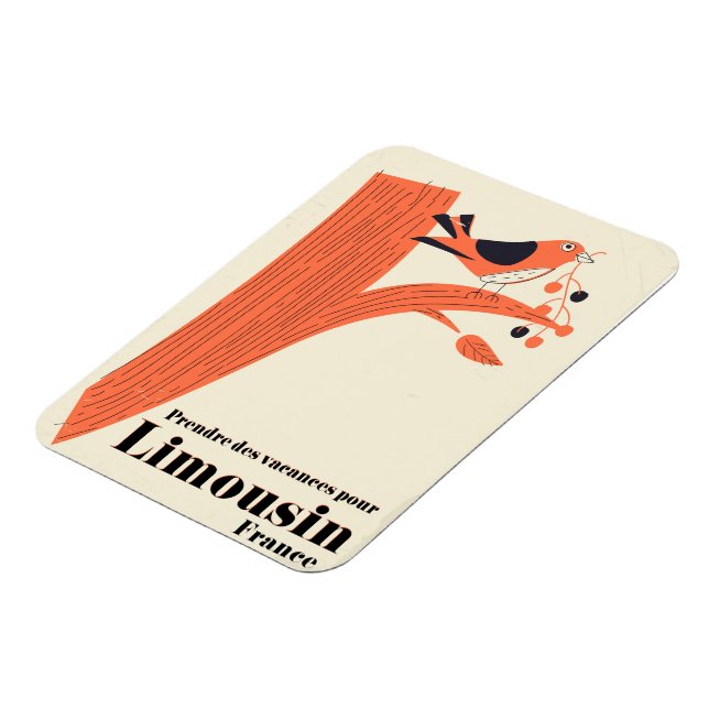 Prendre des vacances pour Limousin France . Magnet (Left Side)