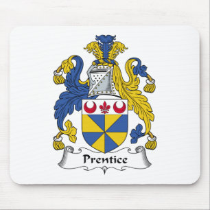 Prentice Family Crest Mouse Mat