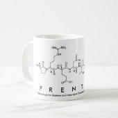 Prentice peptide name mug (Front Left)