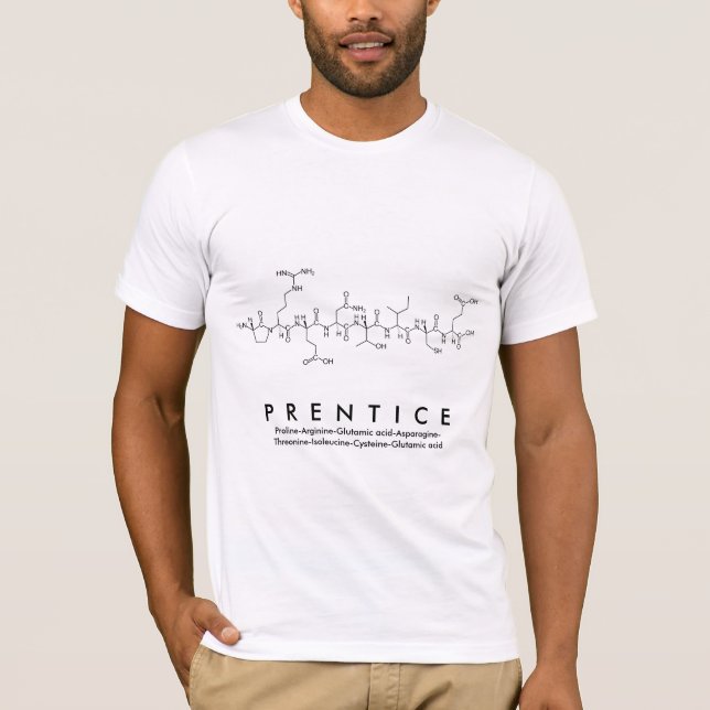 Prentice peptide name shirt (Front)