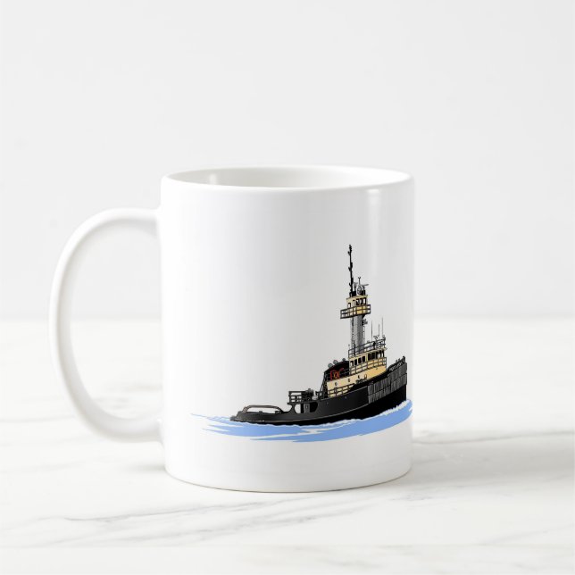 Prentiss Brown Tug Coffee Mug (Left)
