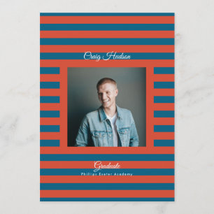 Prep High School Photo Graduate Announcement Cards