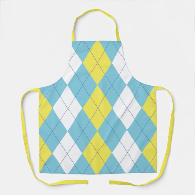 Prep School Reject Argyle Apron (Front)