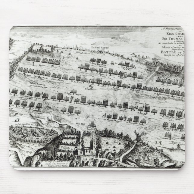 Preparation for the Battle of Naseby Mouse Mat (Front)