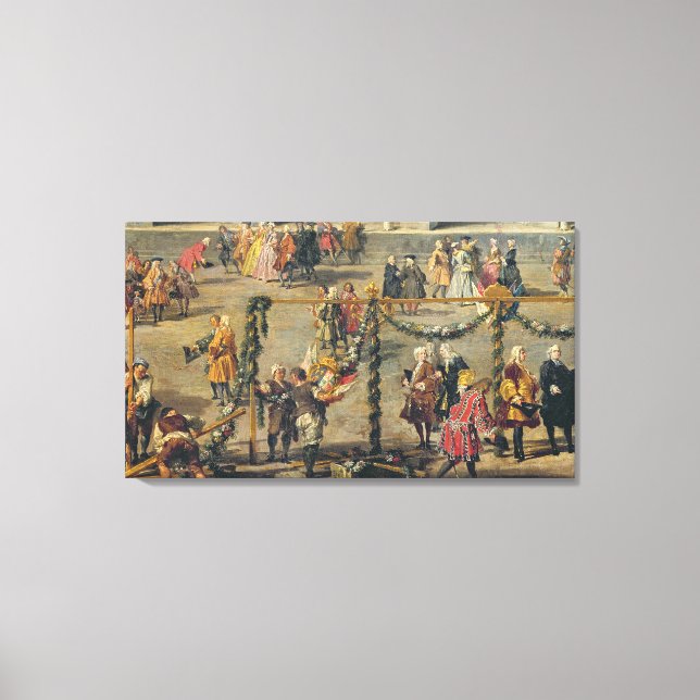 Preparation For the Firework Display Canvas Print (Front)