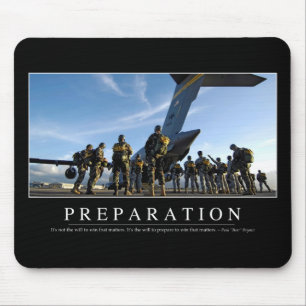 Preparation: Inspirational Quote Mouse Mat