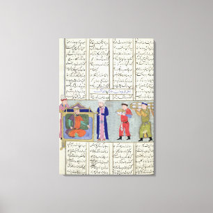 Preparation of the feast ordered by Feridun Canvas Print