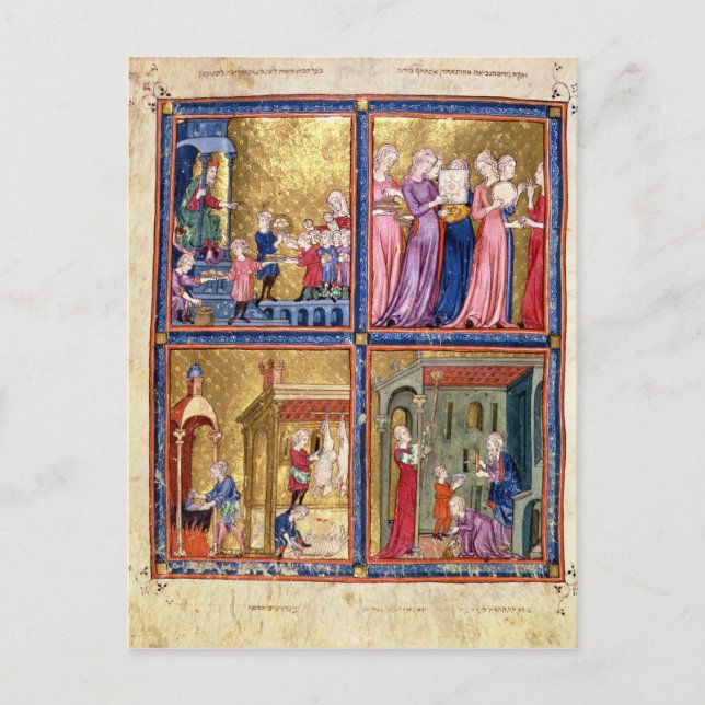 Preparations for the Passover Postcard (Front)