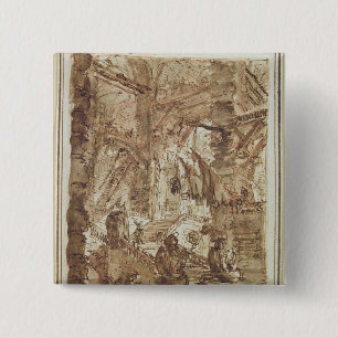 Preparatory drawing for plate number VIII 15 Cm Square Badge