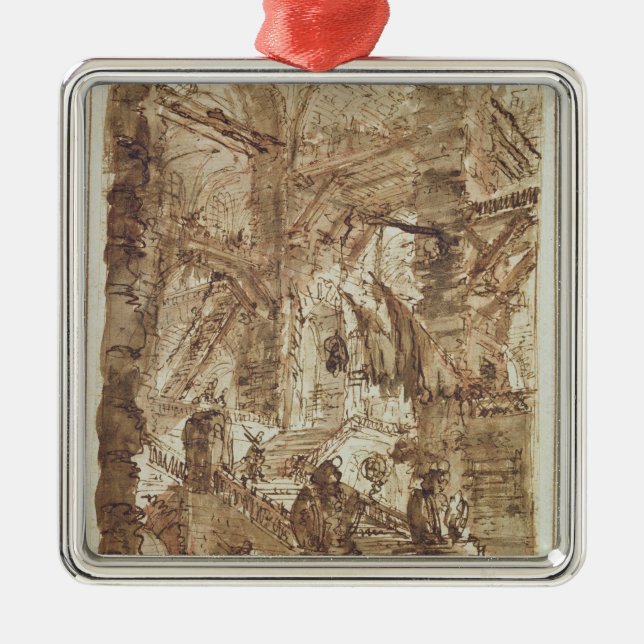 Preparatory drawing for plate number VIII Metal Tree Decoration (Front)