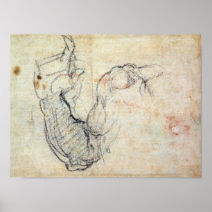 Preparatory Study for the Arm of Christ Poster