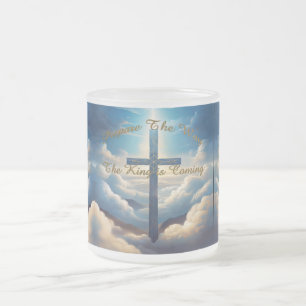 Prepare The Way Frosted Glass Coffee Mug