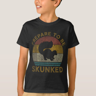 Prepare To Be Skunked Cribbage Lovers Vintage Crib T-Shirt