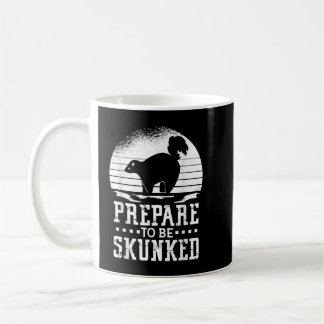 Prepare To Be Skunked Funny Cribbage Player Coffee Mug