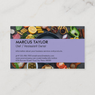 Prepared Cuisines   Catering   Chef Business Card