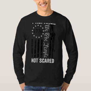 Prepared Not Scared  2nd Amendment Prepper Ar15 On T-Shirt