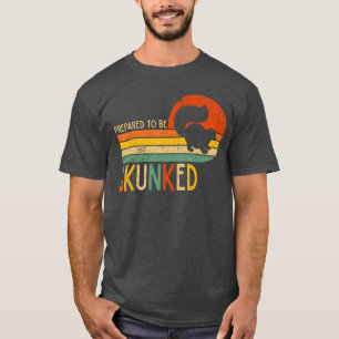 Prepareo Be Skunked Cribbage Lovers Vintage Cribba T-Shirt
