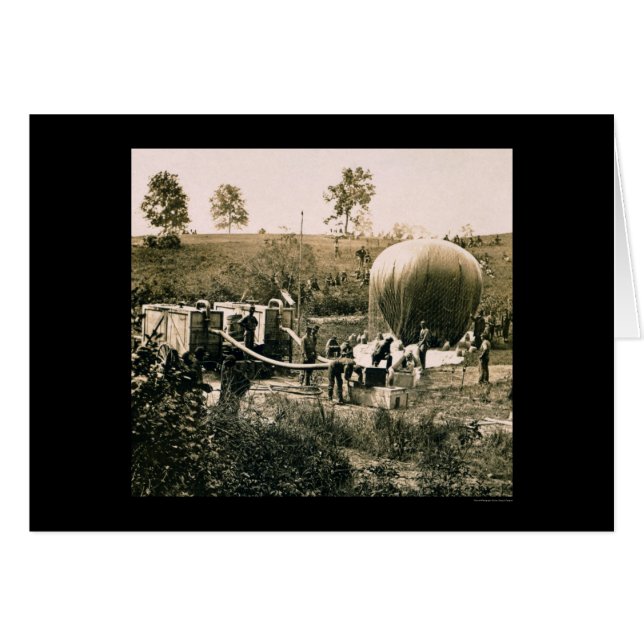 Preparing a Military Balloon, Gaines Mill, VA 1862 (Front Horizontal)