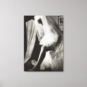 <Preparing> by Kim Koza Canvas Print